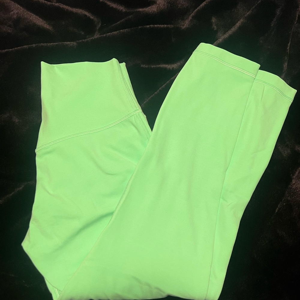 lululemon athletica bright green Align 23’  Leggings